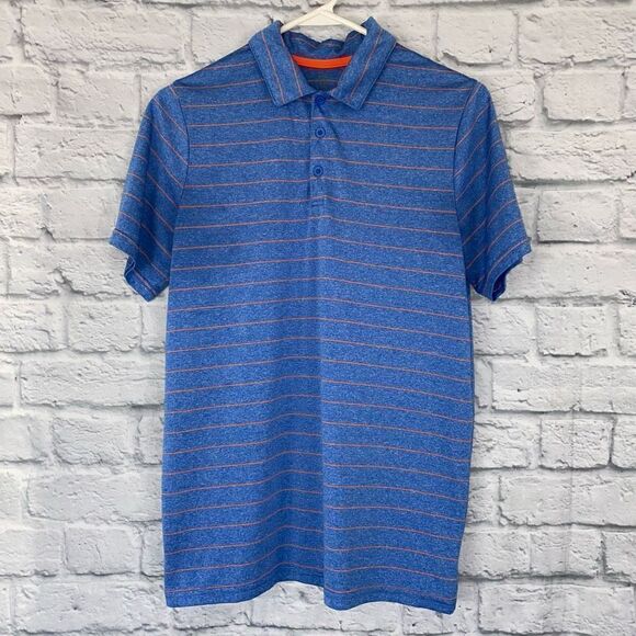 Champion dri fit 3 button short sleeve stripe polo youth boys sz XL 16/18 - Picture 1 of 6